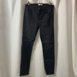 LOFT Petite Polka Dot Modern Skinny Denim